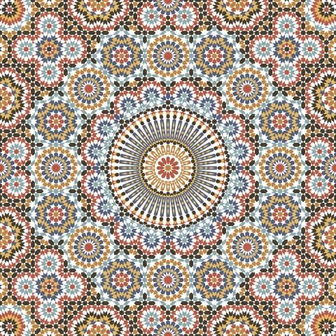 Fototapet, Geometric Pattern, Rebel Walls - Img 5