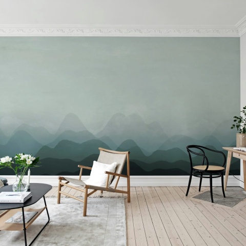 Fototapet, Gradient Flow, Blue, Rebel Walls