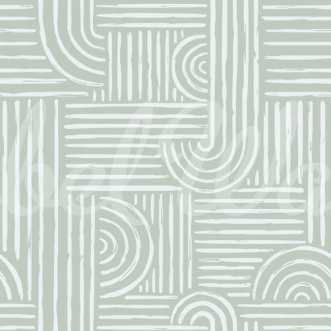 Fototapet, Graphic Vaults, Green, Rebel Walls - Img 2