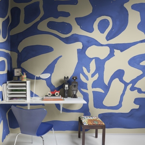 Fototapet, Harmony Forms, Blue, Rebel Walls - Img 3