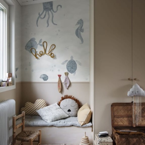 Fototapet lavabil, Alice Ocean Blue, Sandberg - Img 3
