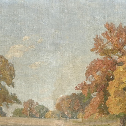 Fototapet lavabil, Hedgerow Landscape 9668W - Img 2