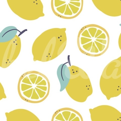 Fototapet, Lemons, Yellow, Rebel Walls - Img 2