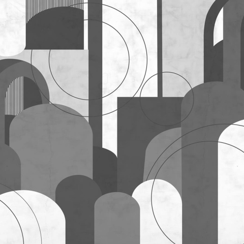 Fototapet, Lovely Arches, Graphite, Rebel Walls - Img 2