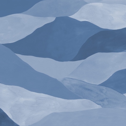 Fototapet, Misty Peaks, Blue, Rebel Walls - Img 2