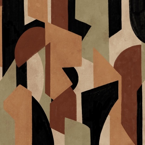 Fototapet, Modern Forms, Black, Rebel Walls - Img 2