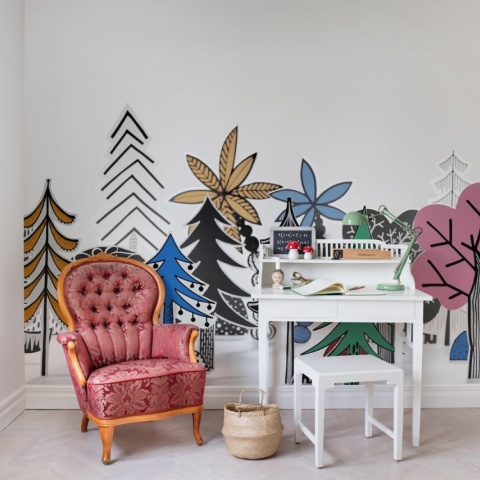 Fototapet, Nordic Valley, Color, Rebel Walls