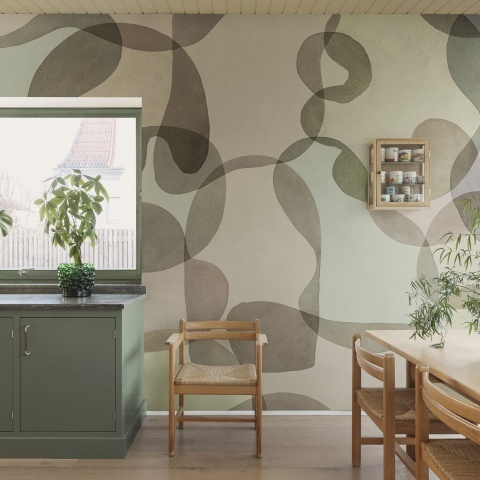 Fototapet, Overlap, Pastel, Rebel Walls - Img 3