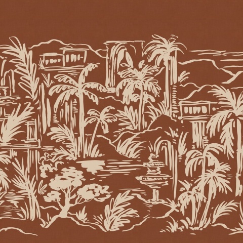 Fototapet, Palm Oasis, Rust, Rebel Walls - Img 2