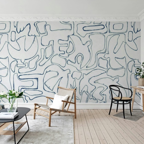 Fototapet, Peaceful, Blue, Rebel Walls - Img 3