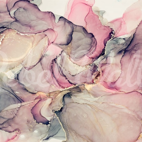 Fototapet, Pink Watercolors, Rebel Walls - Img 2