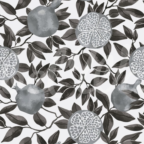 Fototapet, Pomegranate, Graphite, Rebel Walls - Img 2