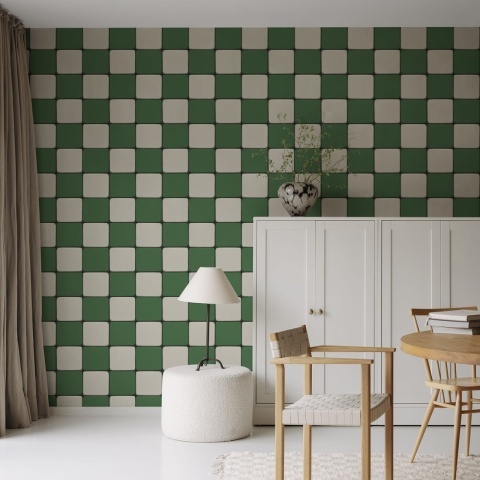 Fototapet, Porcelain Tiles, Green, Rebel Walls
