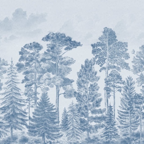 Fototapet, Scandinavian Bellewood, Vintage Blue, Rebel Walls - Img 2