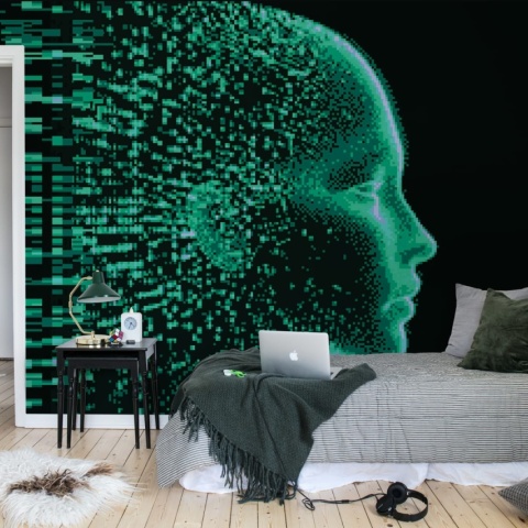 Fototapet, Siri, Neon, Rebel Walls