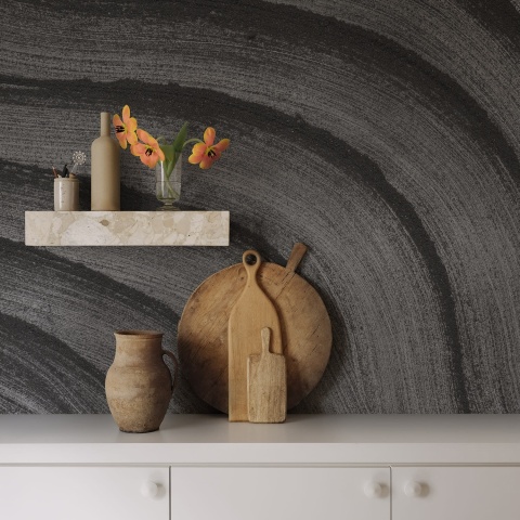 Fototapet, Smoky Swirl, Graphite, Rebel Walls - Img 3