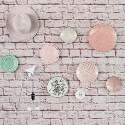 Fototapet, Soft Bricks, Pink, Rebel Walls - Img 10