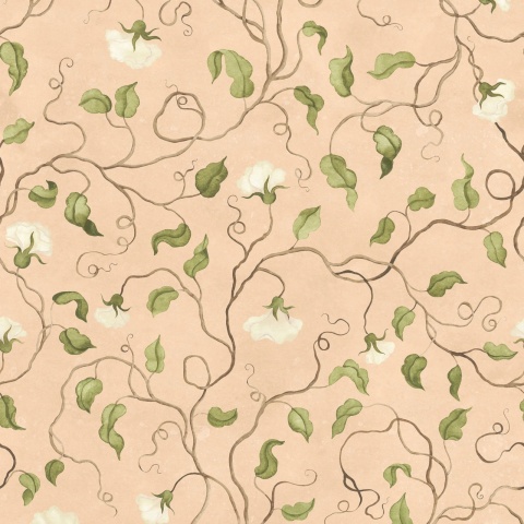 Fototapet, Soft Vines, Pink, Rebel Walls - Img 2