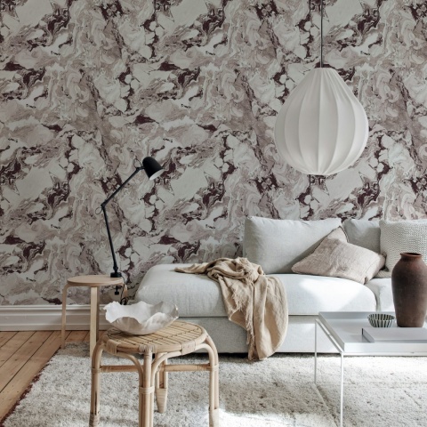 Fototapet, Stone Marble, Pink, Rebel Walls - Img 3