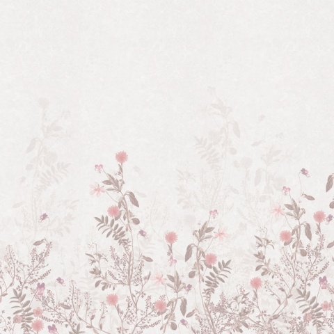 Fototapet, Stormy Meadow, Dusty Pink, Rebel Walls - Img 6