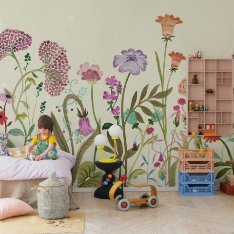 Fototapet, Summerfield, Beige, Rebel Walls