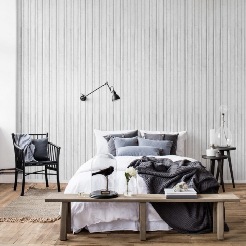 Fototapet, Swedish Cottage, White, Rebel Walls - Img 6