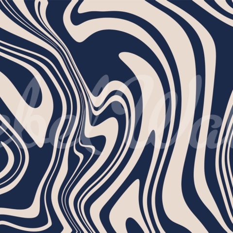 Fototapet, Swirly, Blue, Rebel Walls - Img 2