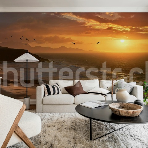 Fototapet, The Coast, Dusk, Rebel Walls
