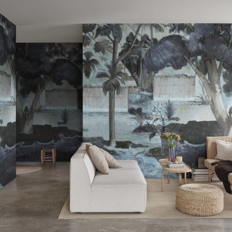 Fototapet, The Large Tree, Blue, Rebel Walls