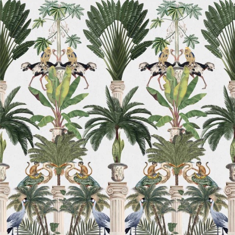Fototapet Tropical columns (light), VLAdiLA - Img 2