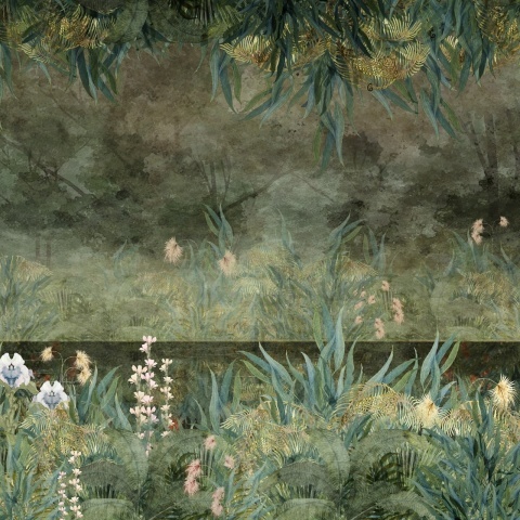 Fototapet, Tropical Treasures, Night, Rebel Walls - Img 2