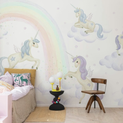 Fototapet, Unicorn Sky, Lilac, Rebel Walls