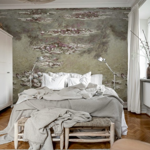 Fototapet, Water Lilies Monet, Beige, Rebel Walls - Img 3