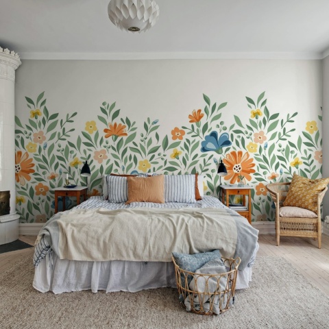 Fototapet, Whimsy Meadow, Summer, Rebel Walls