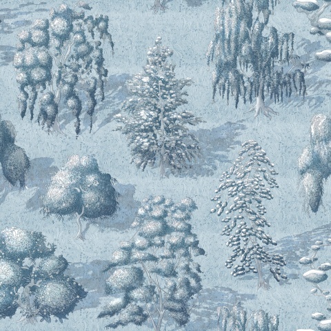 Fototapet, Yggdrasil Forest, Blue, Rebel Walls - Img 2