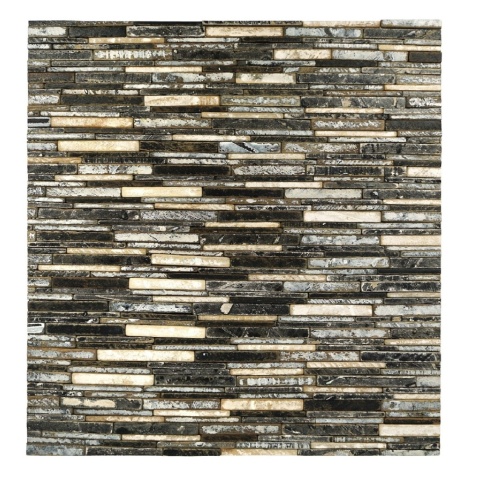 Panou decorativ 3D, Tec, Besar Black &amp; White, 6 placi 42x42cm, 1.05 mp - Img 3
