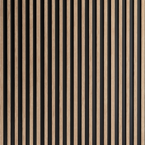 Panou riflaj decorativ 3D Asti, Oak Gold, 12.2x1.2x270 cm - Img 3