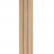Panou riflaj decorativ 3D Olmo, Oak Gold II, 12.2x1.2x270 cm - Img 5