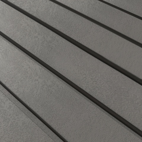 Panou riflaj decorativ 3D Roca, Stormy Grey, 25x2x270 cm - Img 3