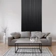 Profil dreapta pentru riflaj decorativ 3D Onda, Negru, 3.2x1.3x270 cm - Img 7