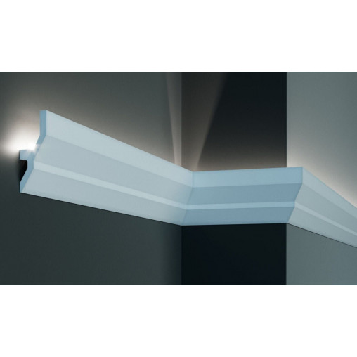 Profil pentru banda LED din poliuretan KF720 - 10x3.7x200 cm