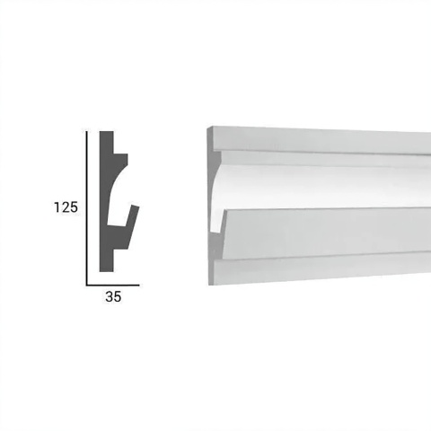 Profil scafa LED KD401 - 12.5x3.5x115 cm - Img 2