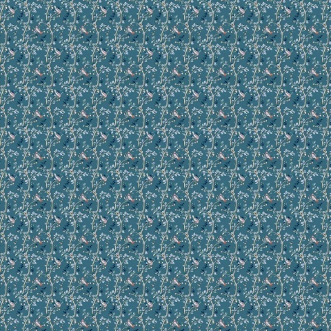 Tapet Birds Prosperity, Sapphire, Coordonne 5mp / rola - Img 3