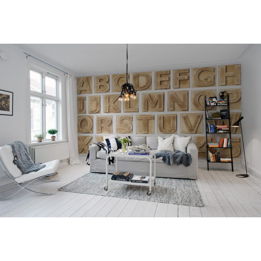 Tapet Block Letters, Rebel Walls