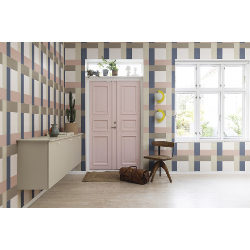Tapet Don't Be Square, Pastel, Rebel Walls