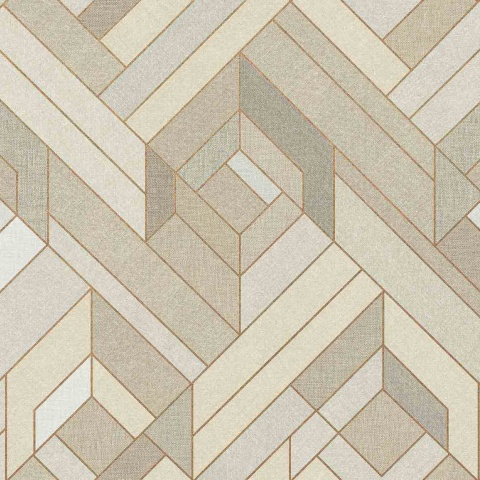 Tapet Hexagonal, Cotton, Coordonne, 5mp / rola - Img 2