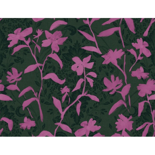 Tapet lavabil Blooming Damask, Fuchsia, TresTintas 5mp / rola - Img 2