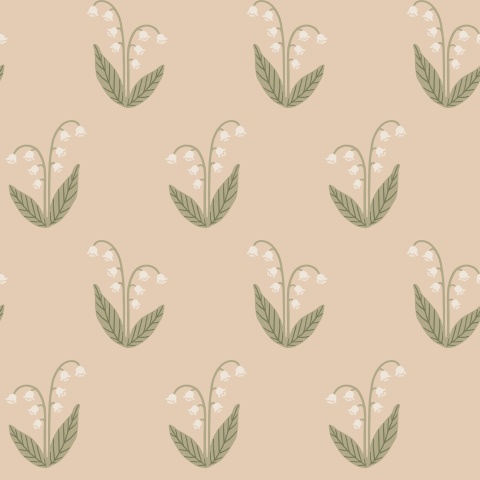 Tapet lavabil, Lilly, Blush, Sandberg, 5.3mp / rola - Img 2