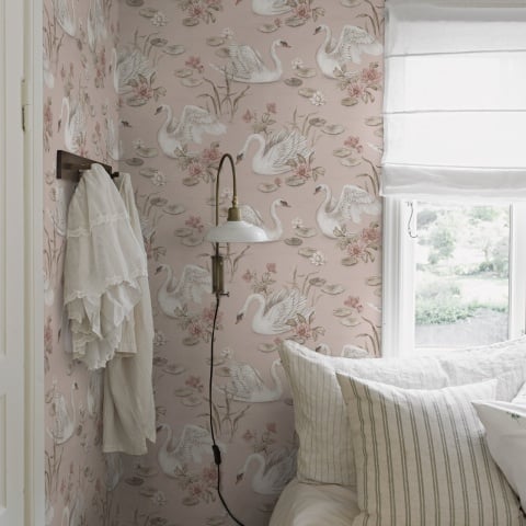 Tapet lavabil, Lily Swan 6927, 5.3mp / rola