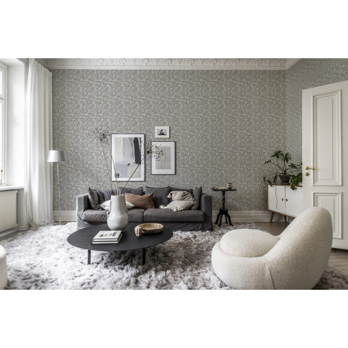 Tapet Marbled Hexagon Tiles, Grey, Rebel Walls, 5 mp / rola